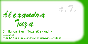 alexandra tuza business card